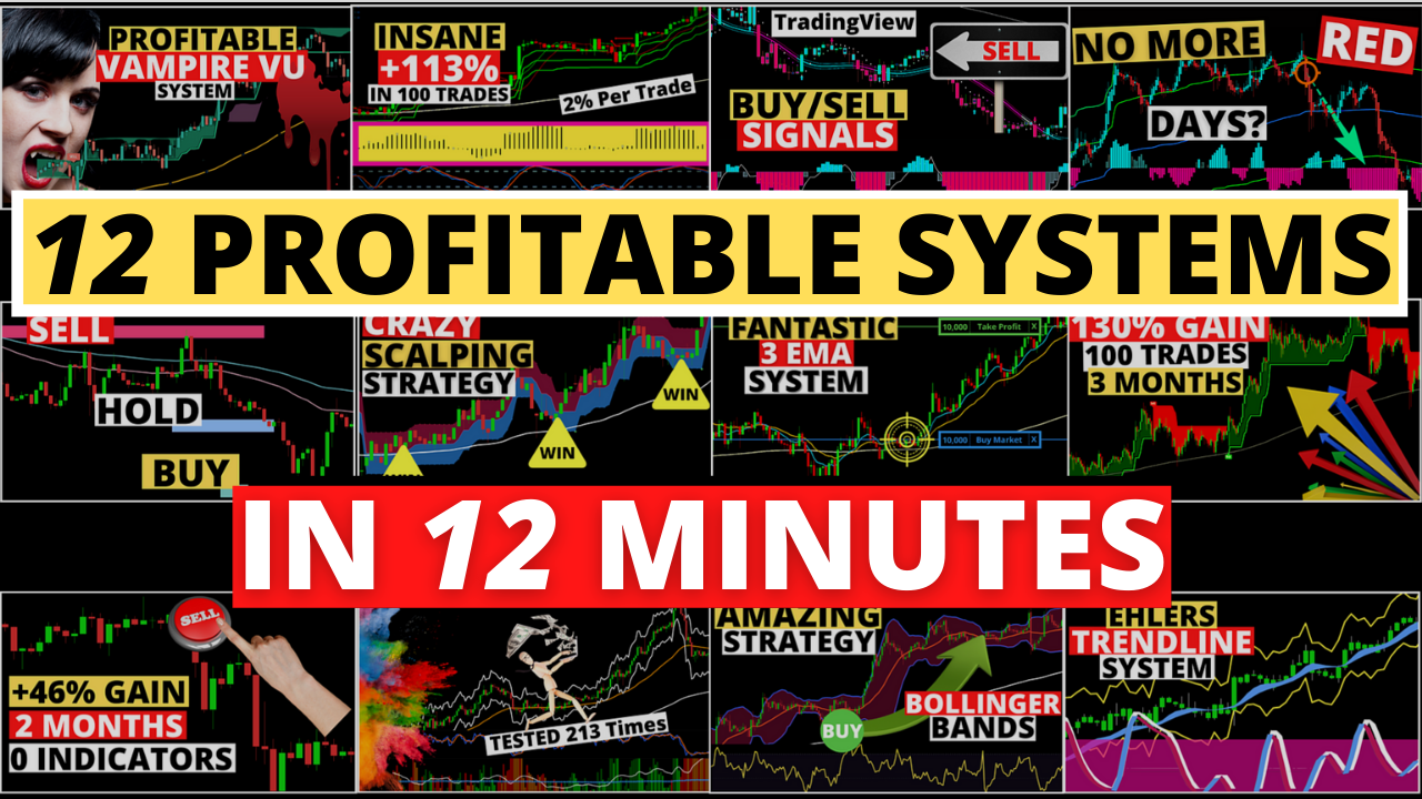 12 Profitable Systems - In 12 Minutes